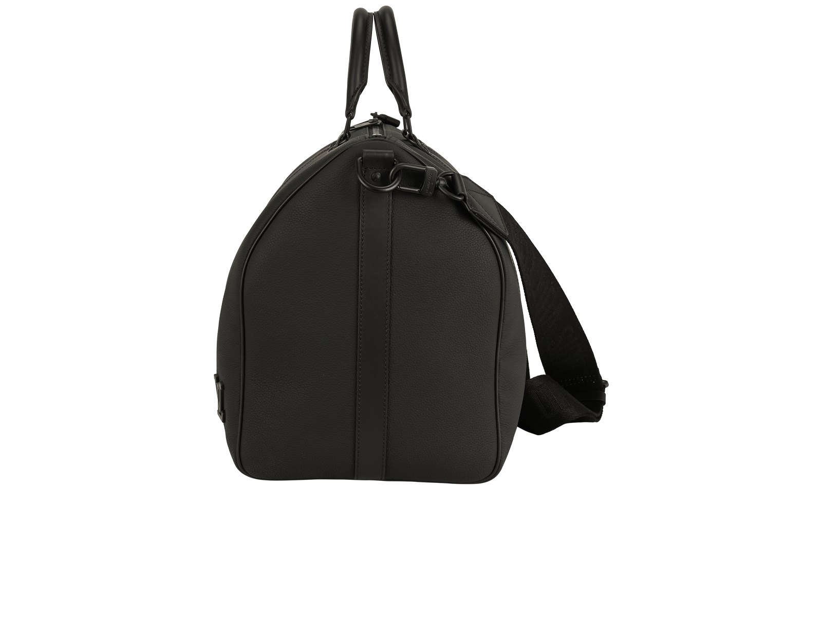 Keepall Bandouliere 50, &pound;1,950, Handbags, Black, Leather, Bottom view